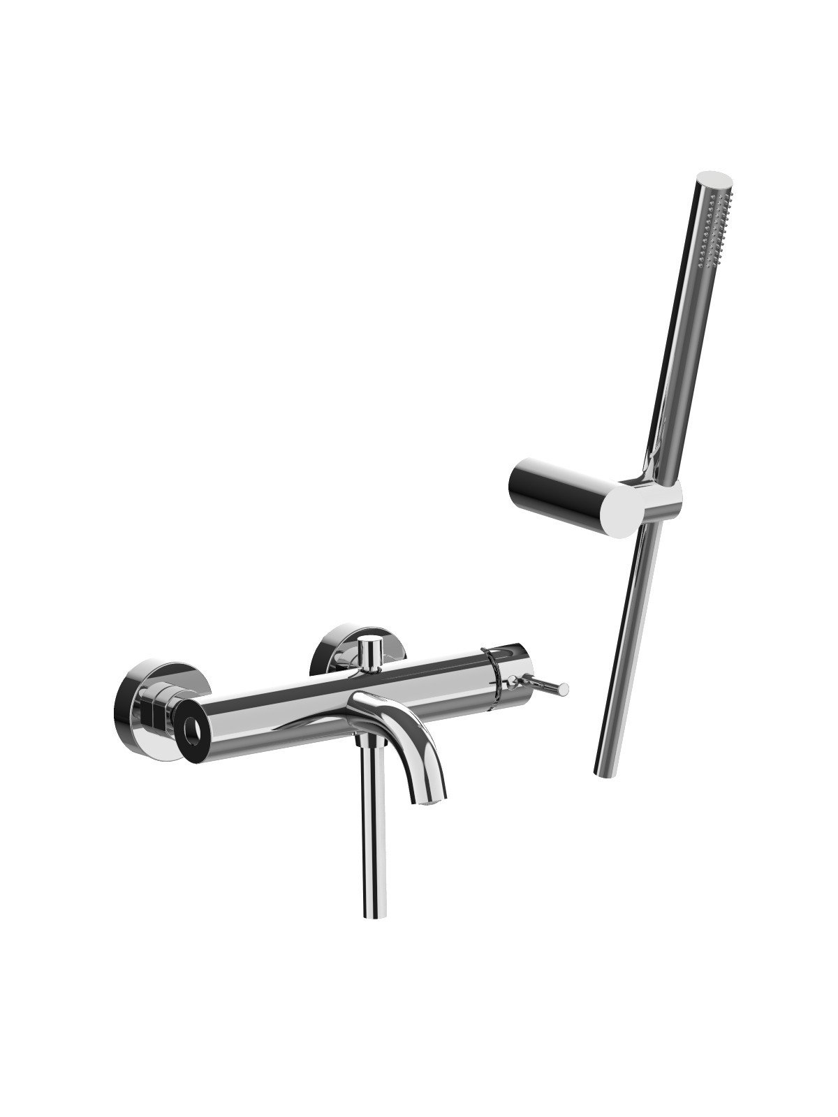 Monocomando esterno per vasca