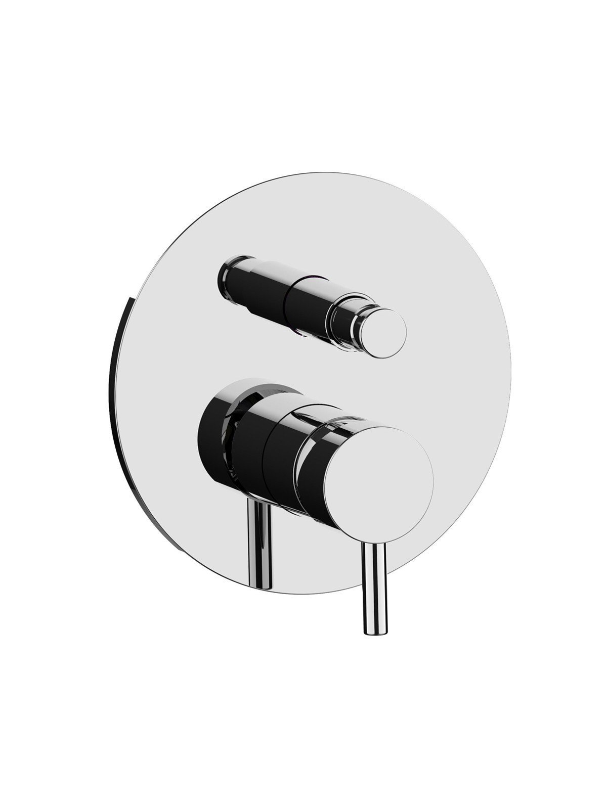 Monocomando incasso con deviatore automatico completo, piastra A