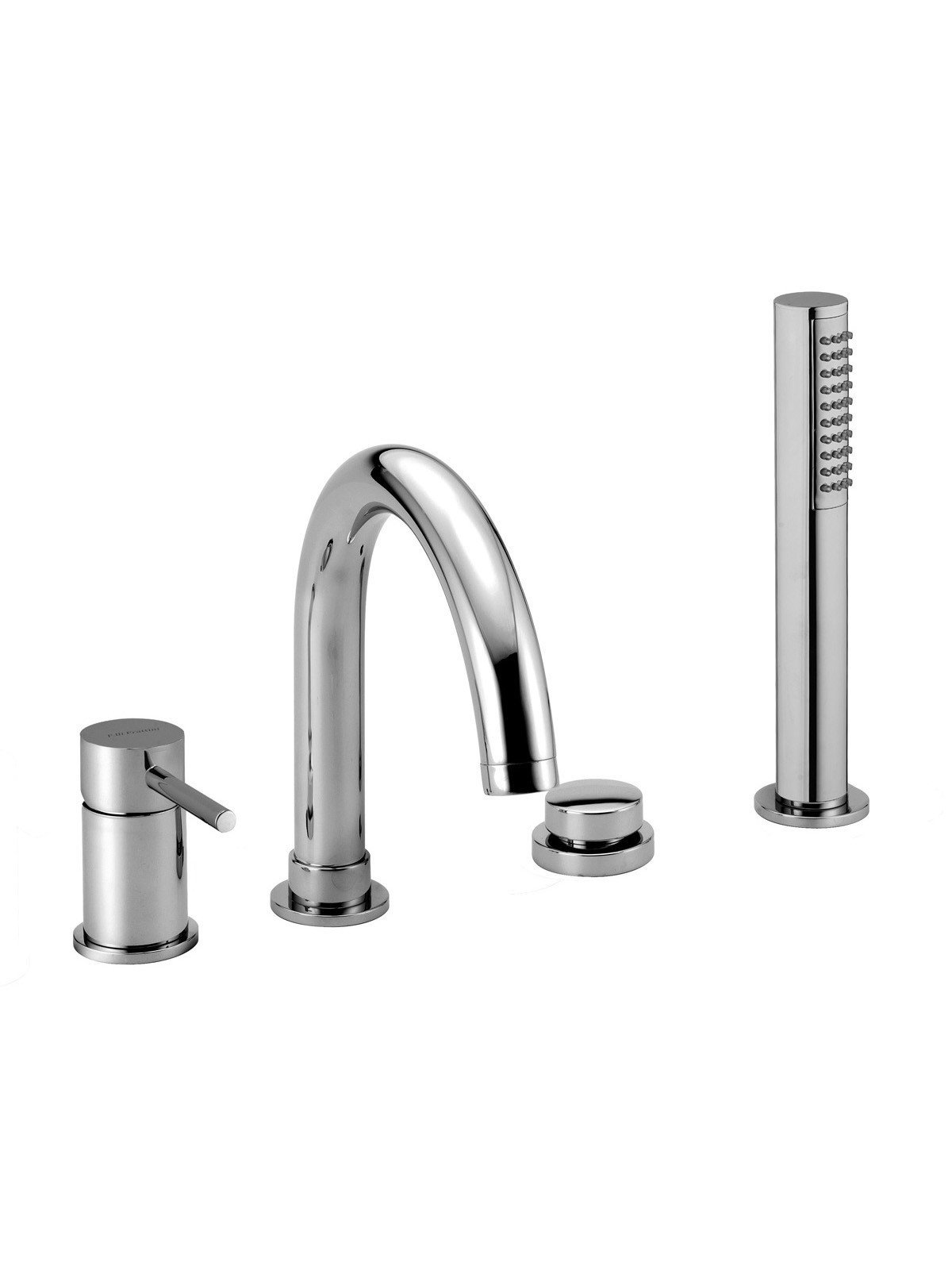 Batteria per bordo vasca bocca e doccia estraibile