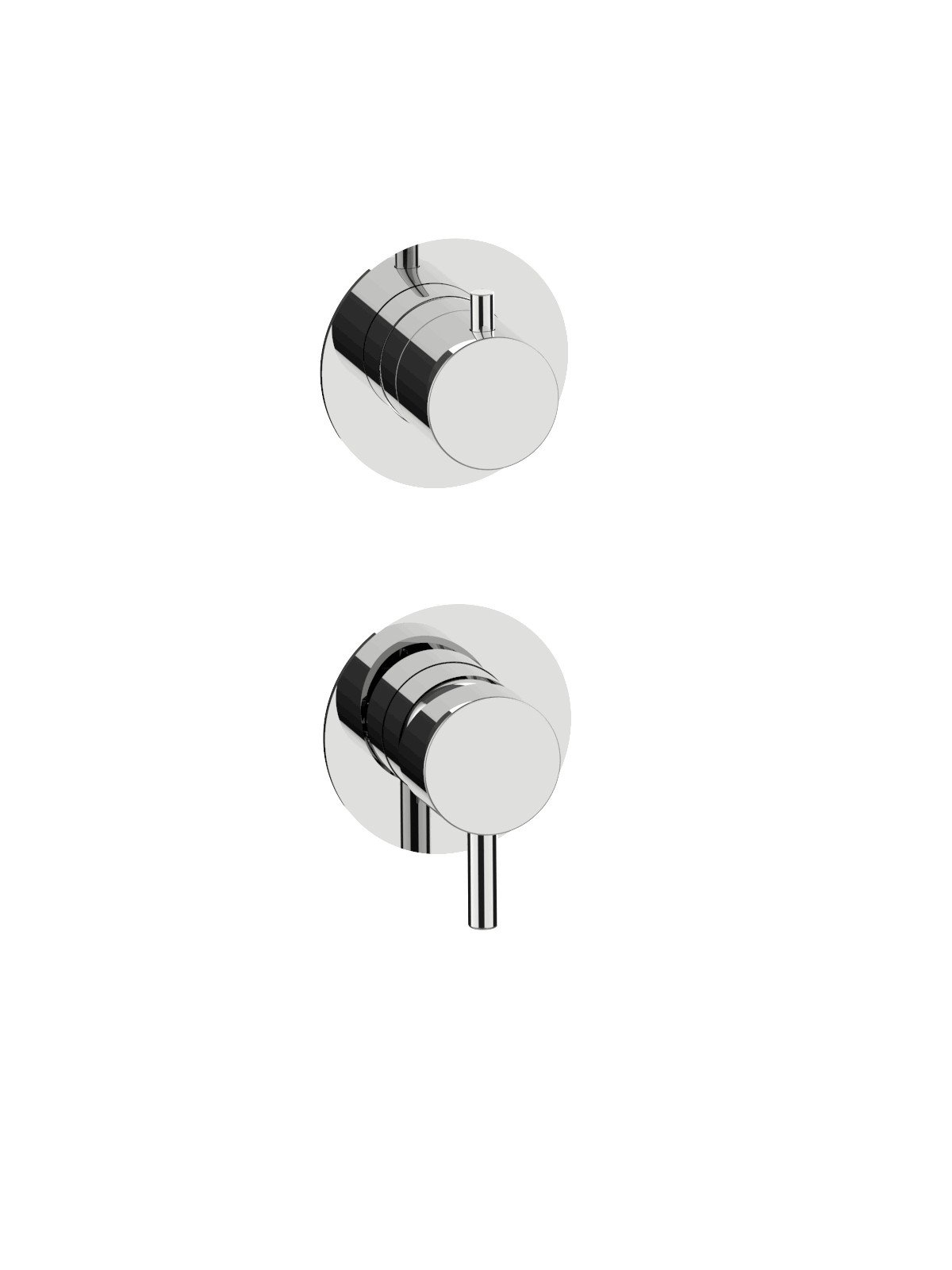 Parte esterna visibile monocomando incasso deviatore ceramici 3