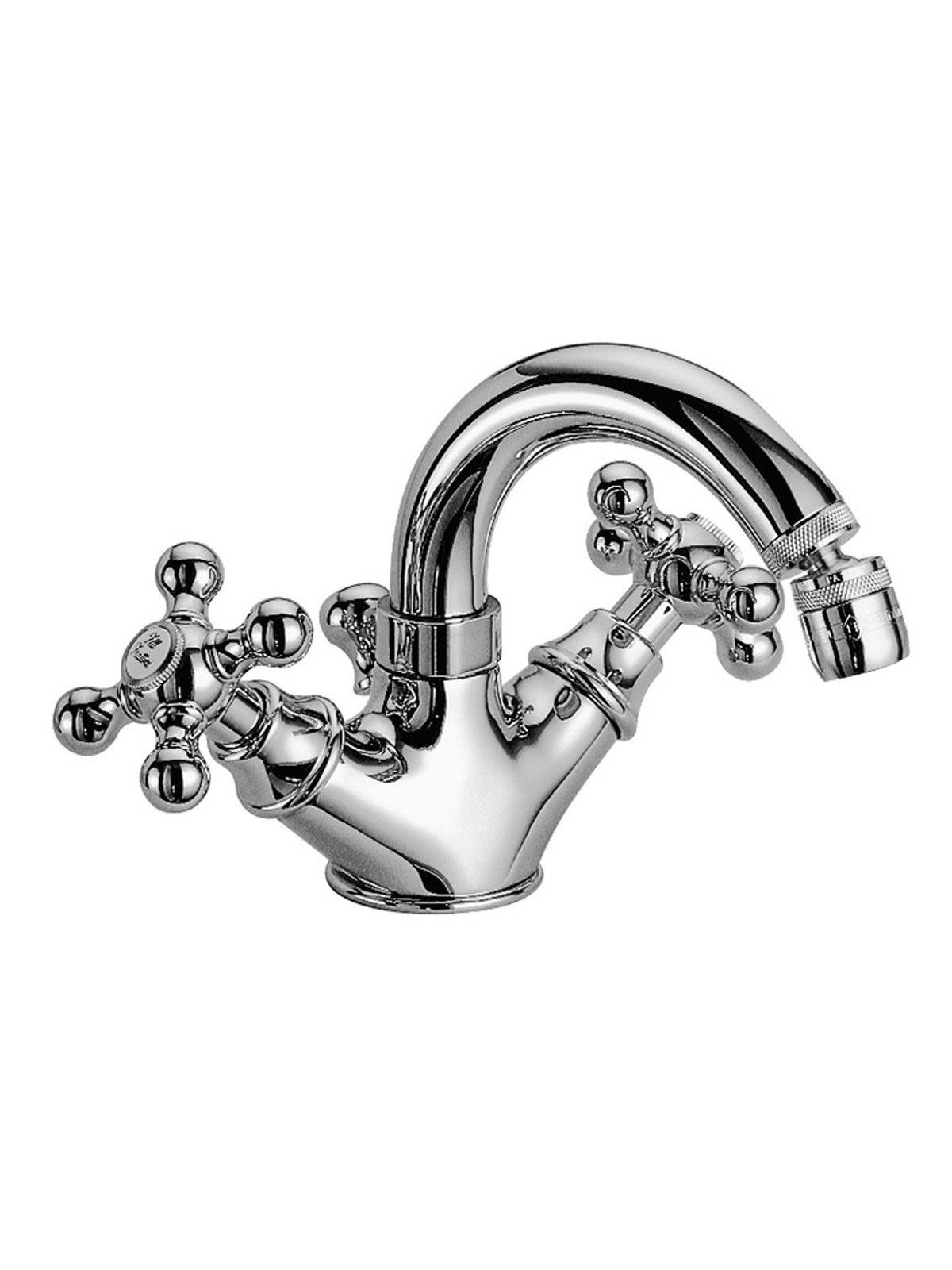 Monoforo bidet con scarico