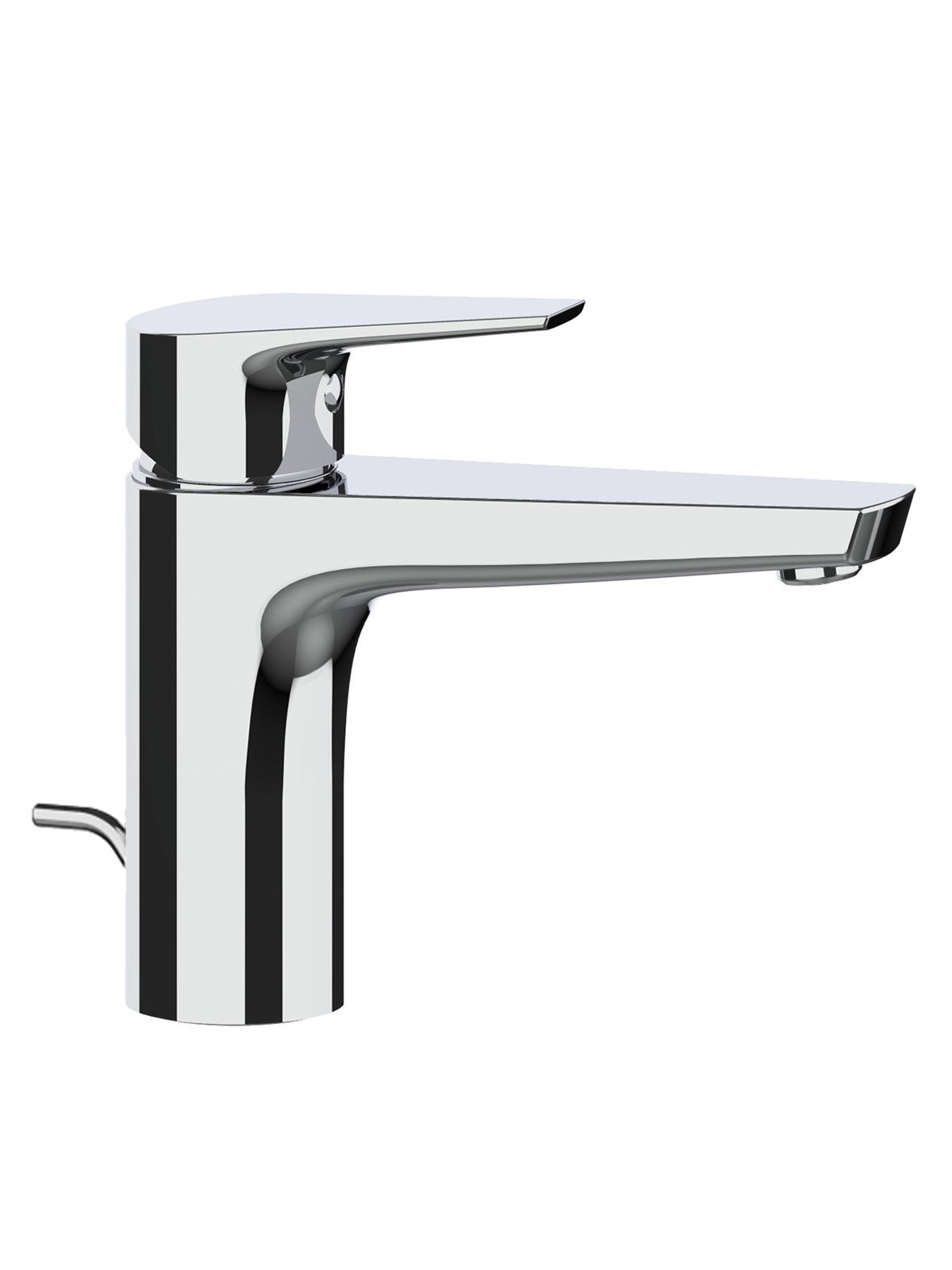 Monocomando per lavabo con scarico