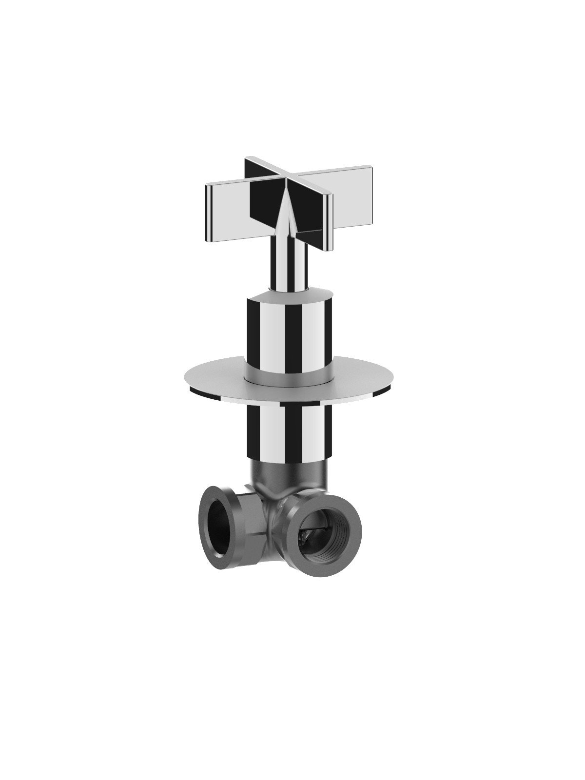 Rubinetti d’arresto incasso a squadra da 1/2p (coppia)