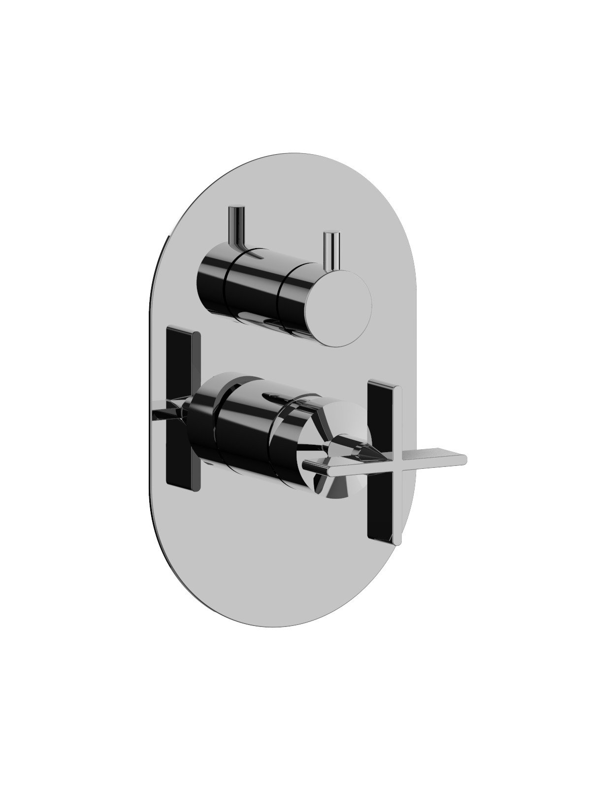 Parte esterna visibile incasso deviatore ceramici 2 vie