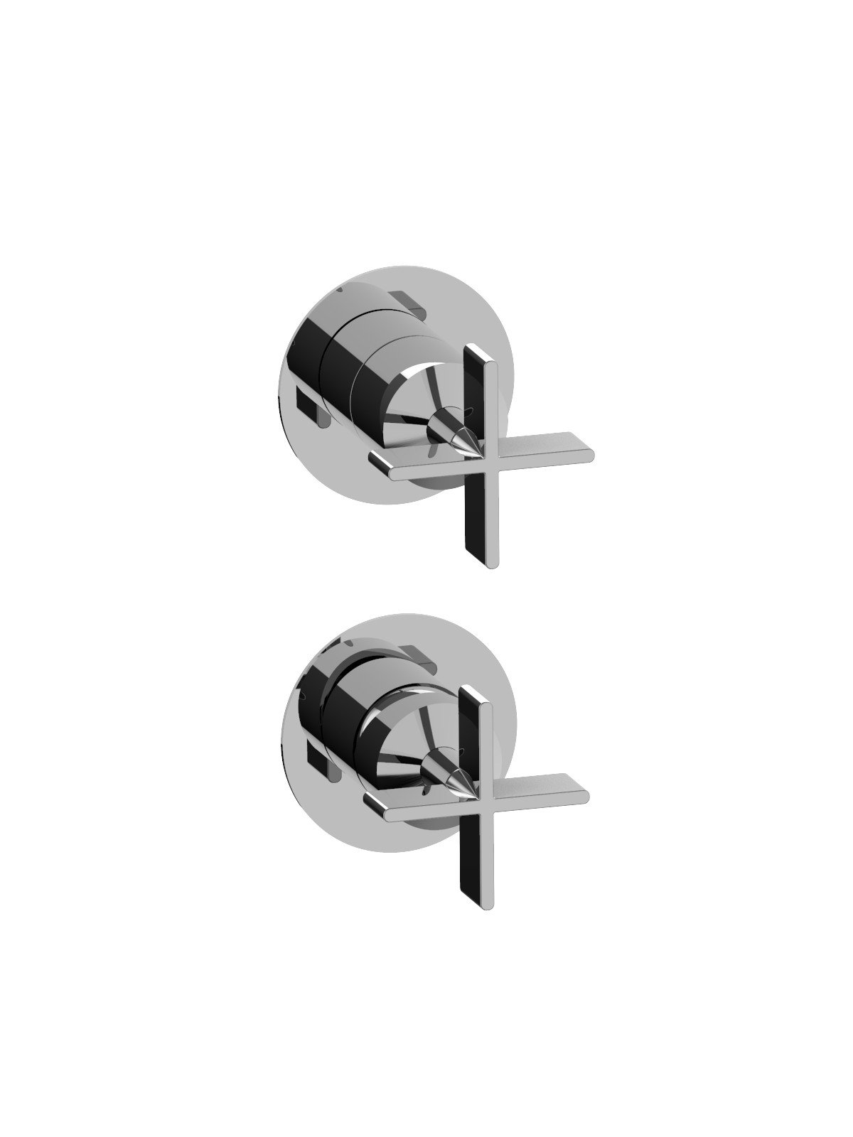 Parte esterna visibile monocomando incasso deviatore ceramici 2