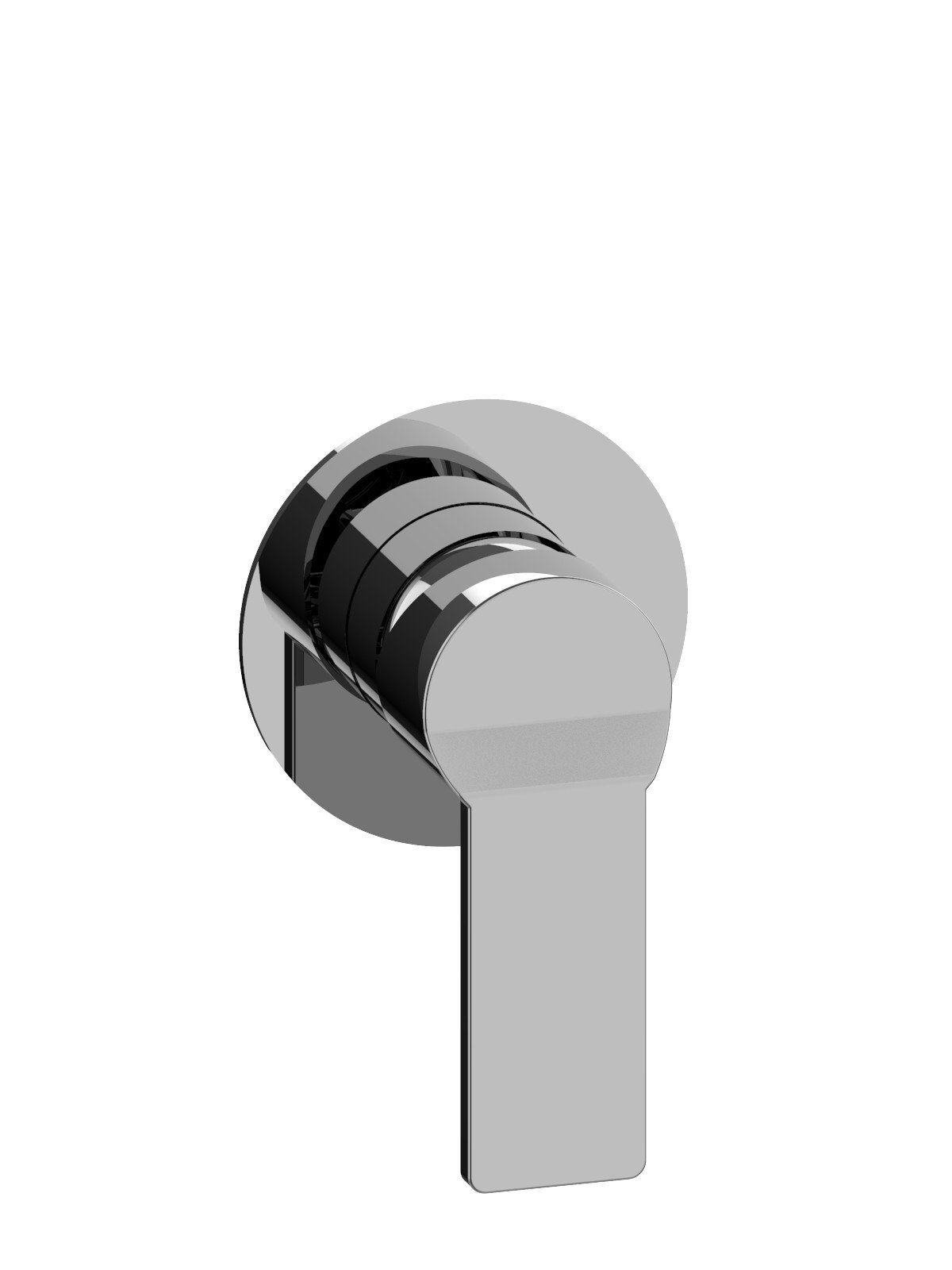 Parte esterna visibile incasso 1 via, piastra in ottone