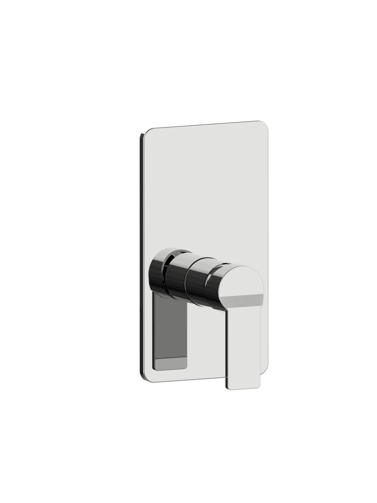 Parte esterna visibile miscelatore incasso 1 via, piastra ABS