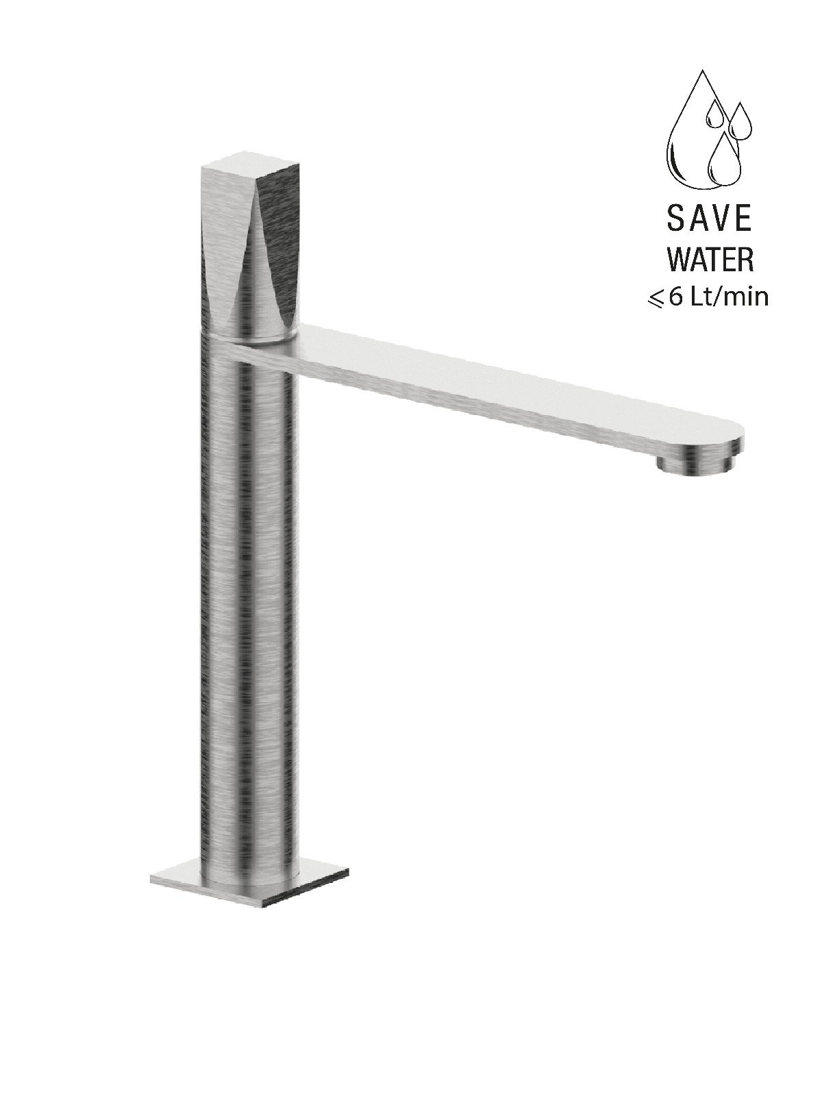 Monocomando lavabo modello medio senza scarico