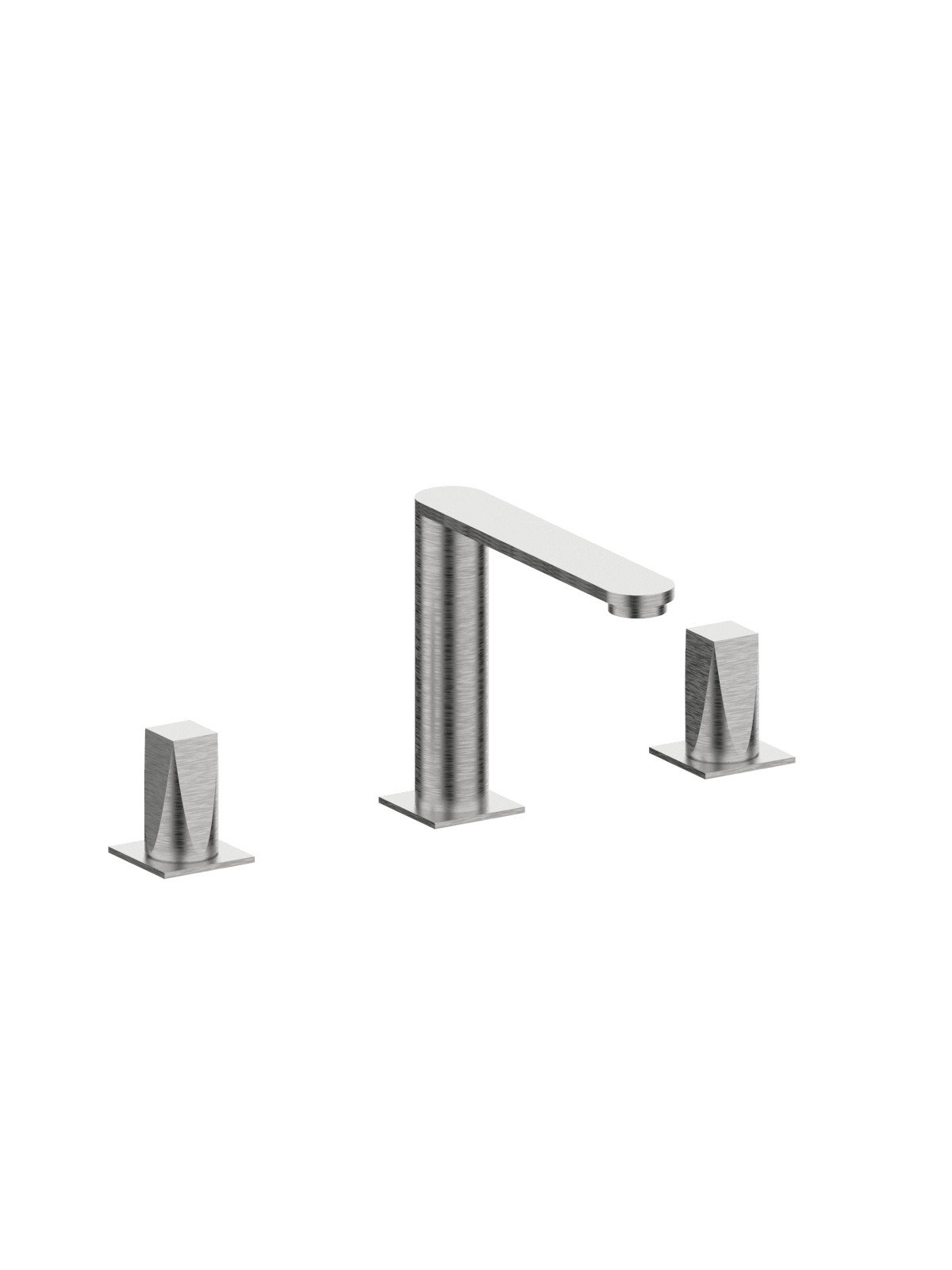 Batteria lavabo con bocca alta fissa senza scarico