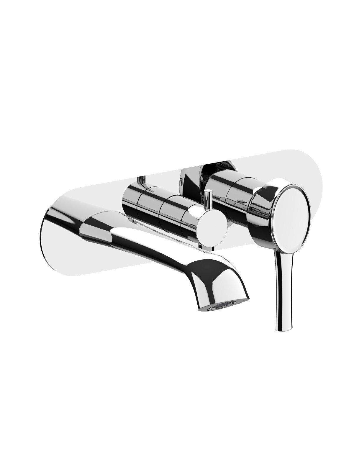 Parte esterna monocomando vasca, incasso 2 vie