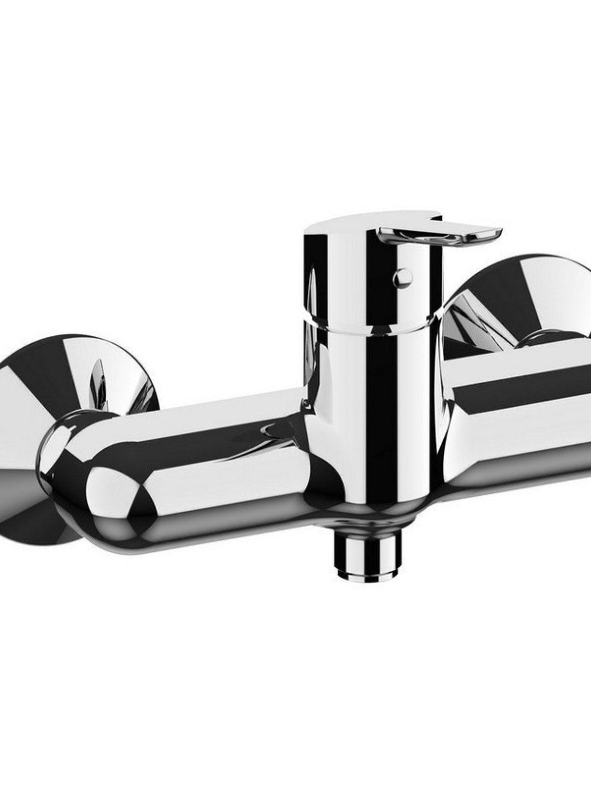 Monocomando esterno per doccia con attacco inferiore 1/2p