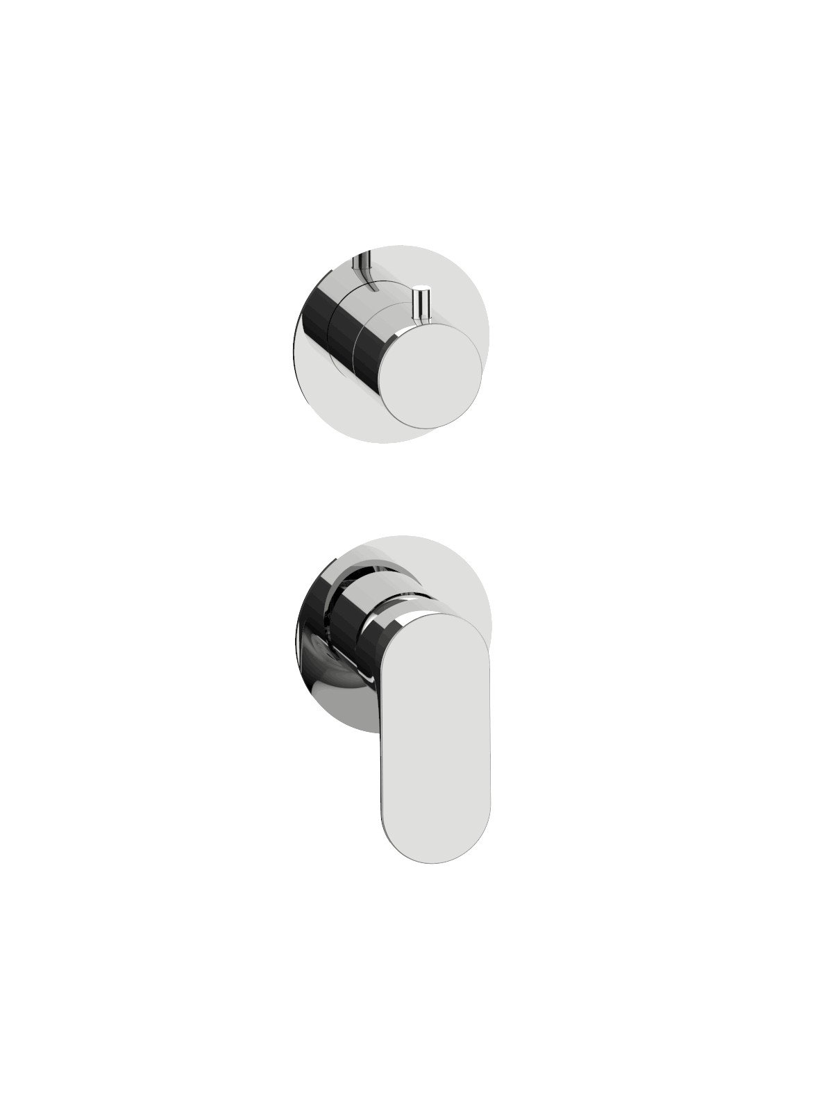 Parte esterna visibile monocomando incasso deviatore ceramici 2