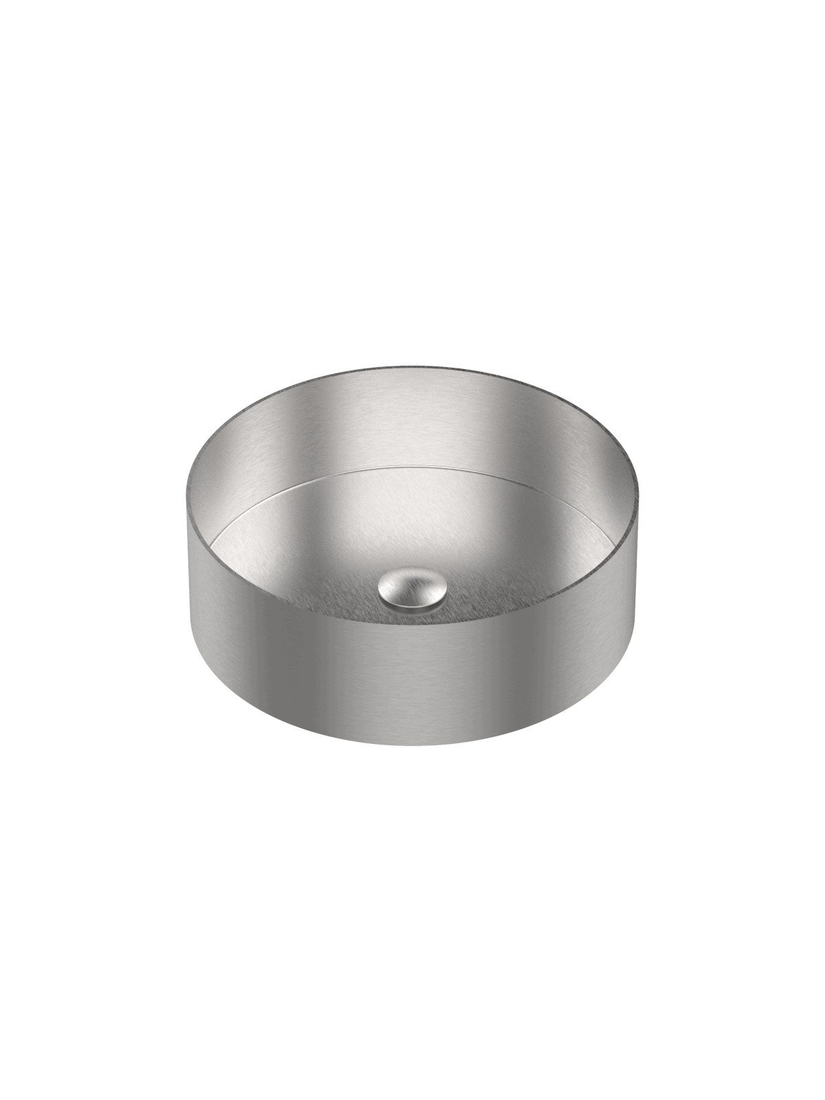 Lavabo da appoggio Ø 400 mm completo di piletta push universale