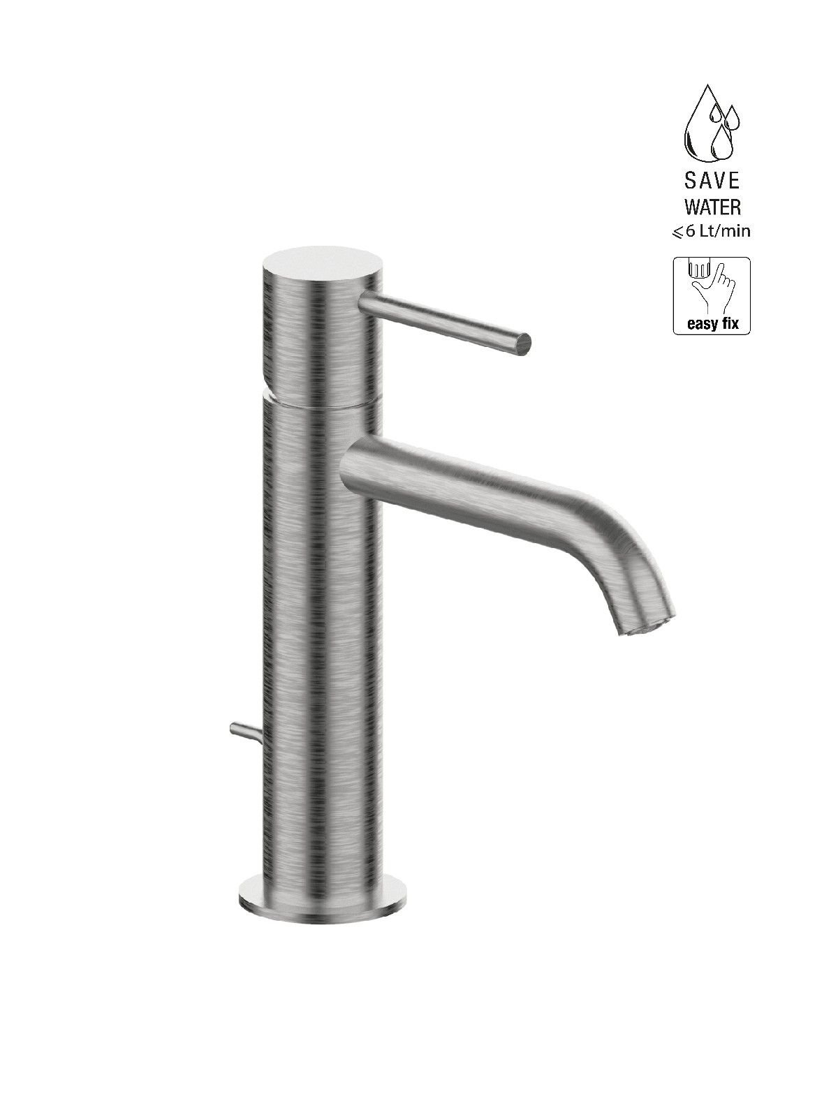 Monocomando per lavabo con scarico 1-1/4p