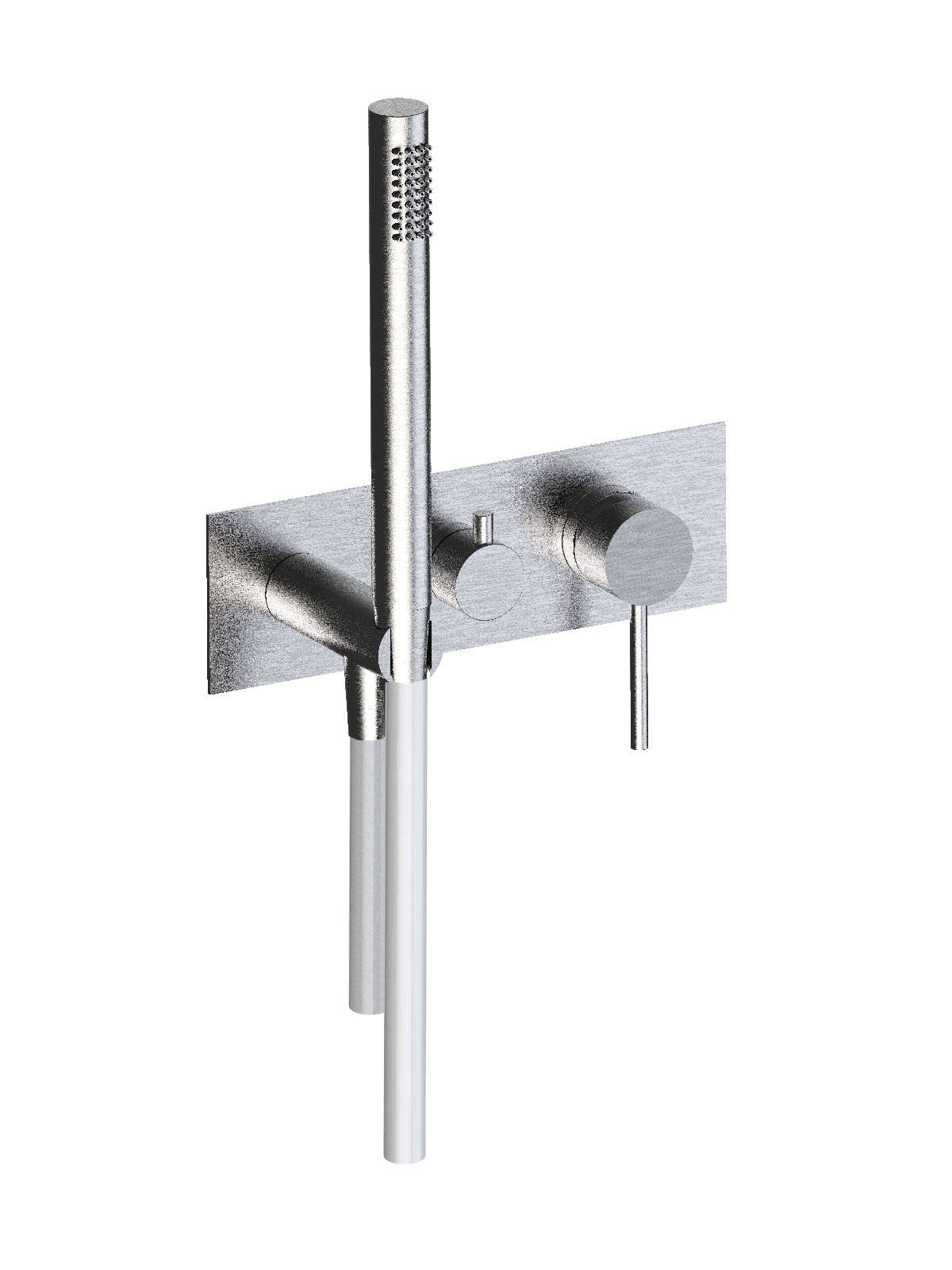 Parte esterna monocomando incasso, deviatore ceramico 2 vie