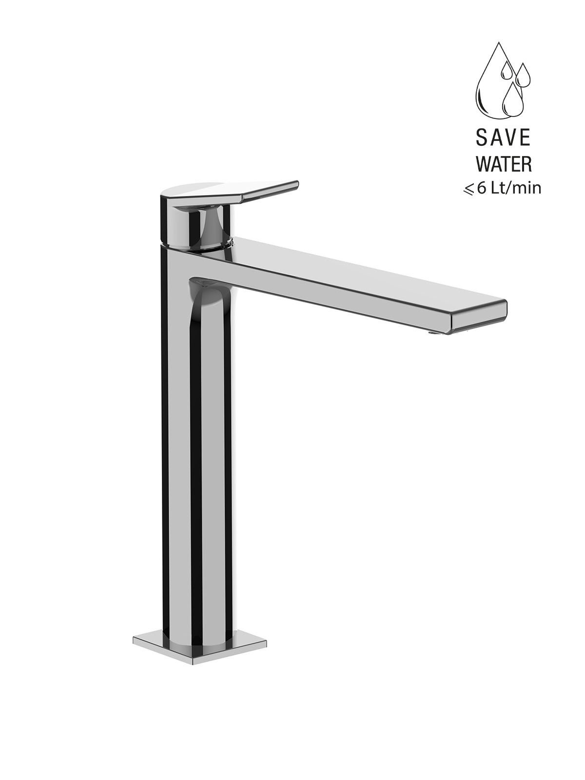 Monocomando lavabo modello medio senza scarico