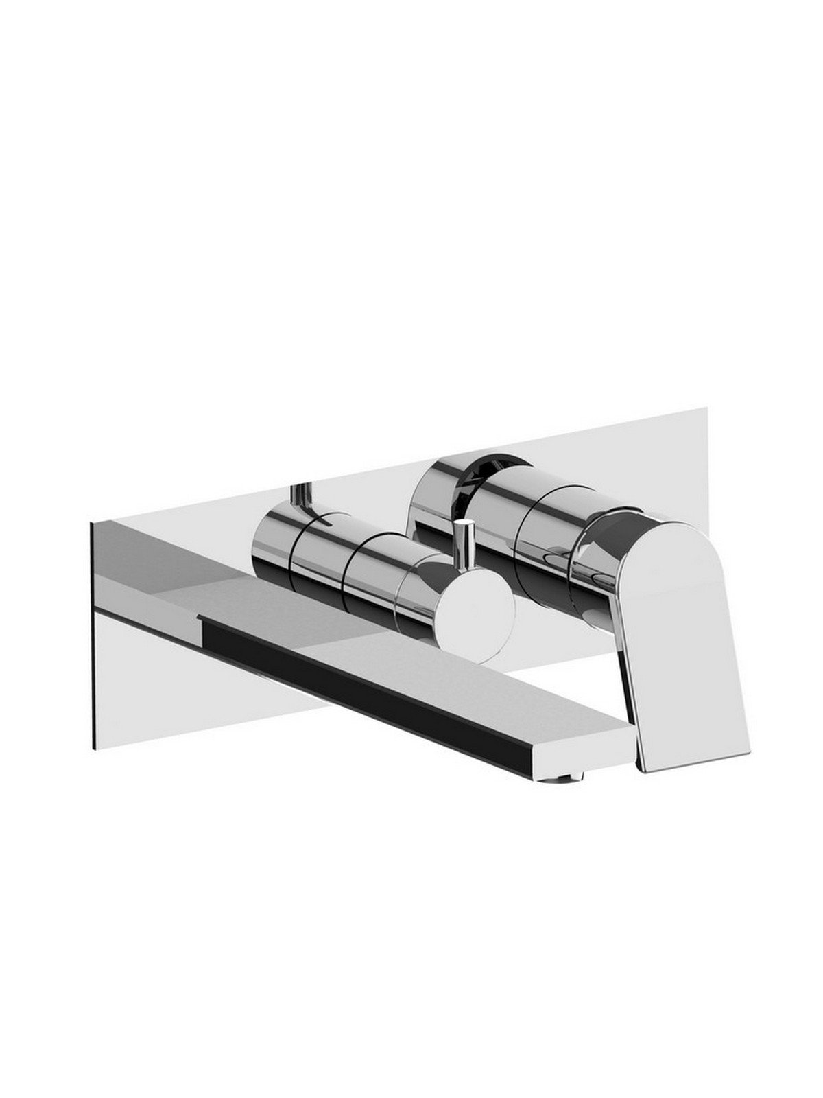 Parte esterna visibile monocomando vasca incasso