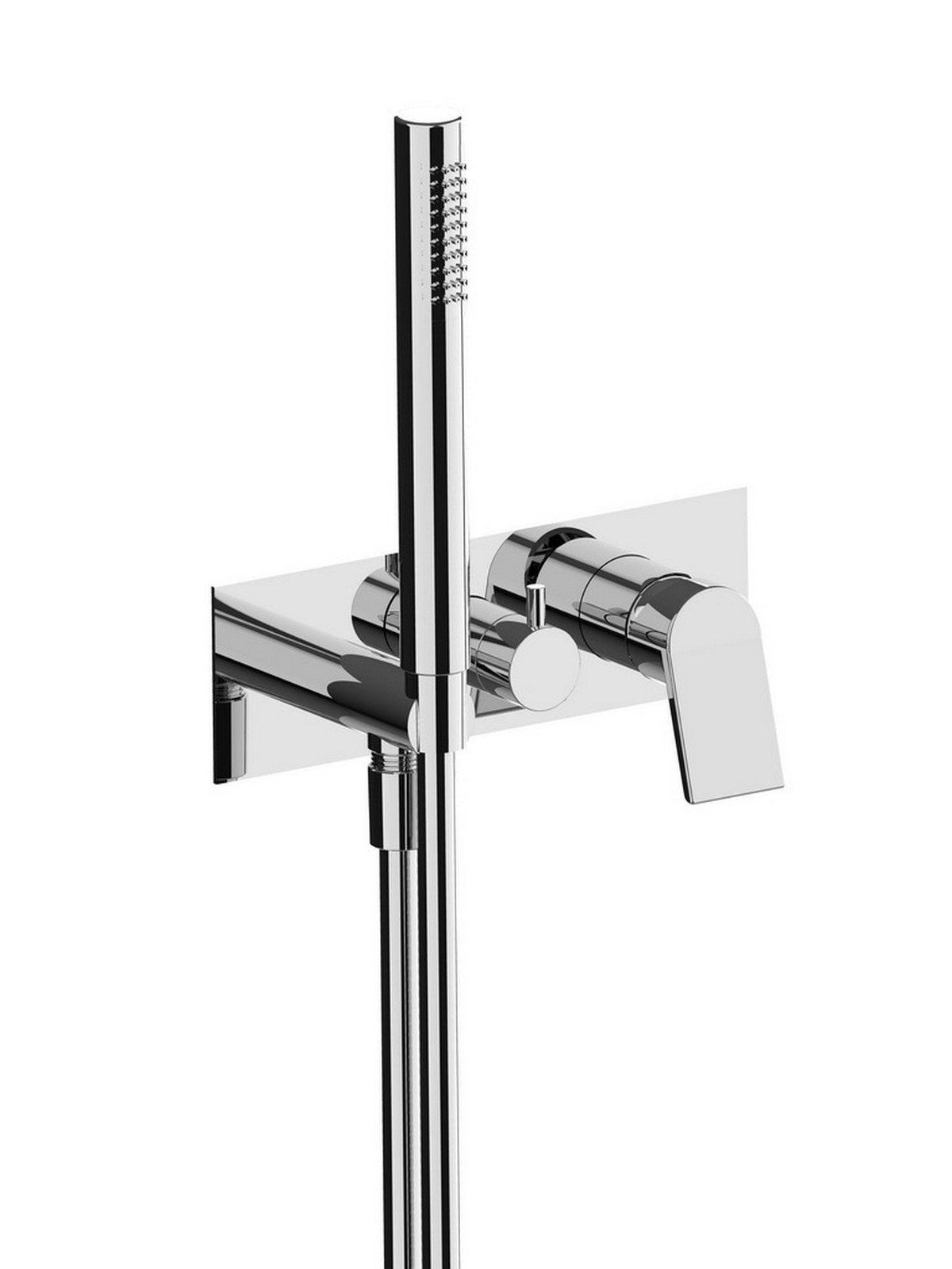 Parte esterna visibile monocomando incasso, deviatore 3 vie