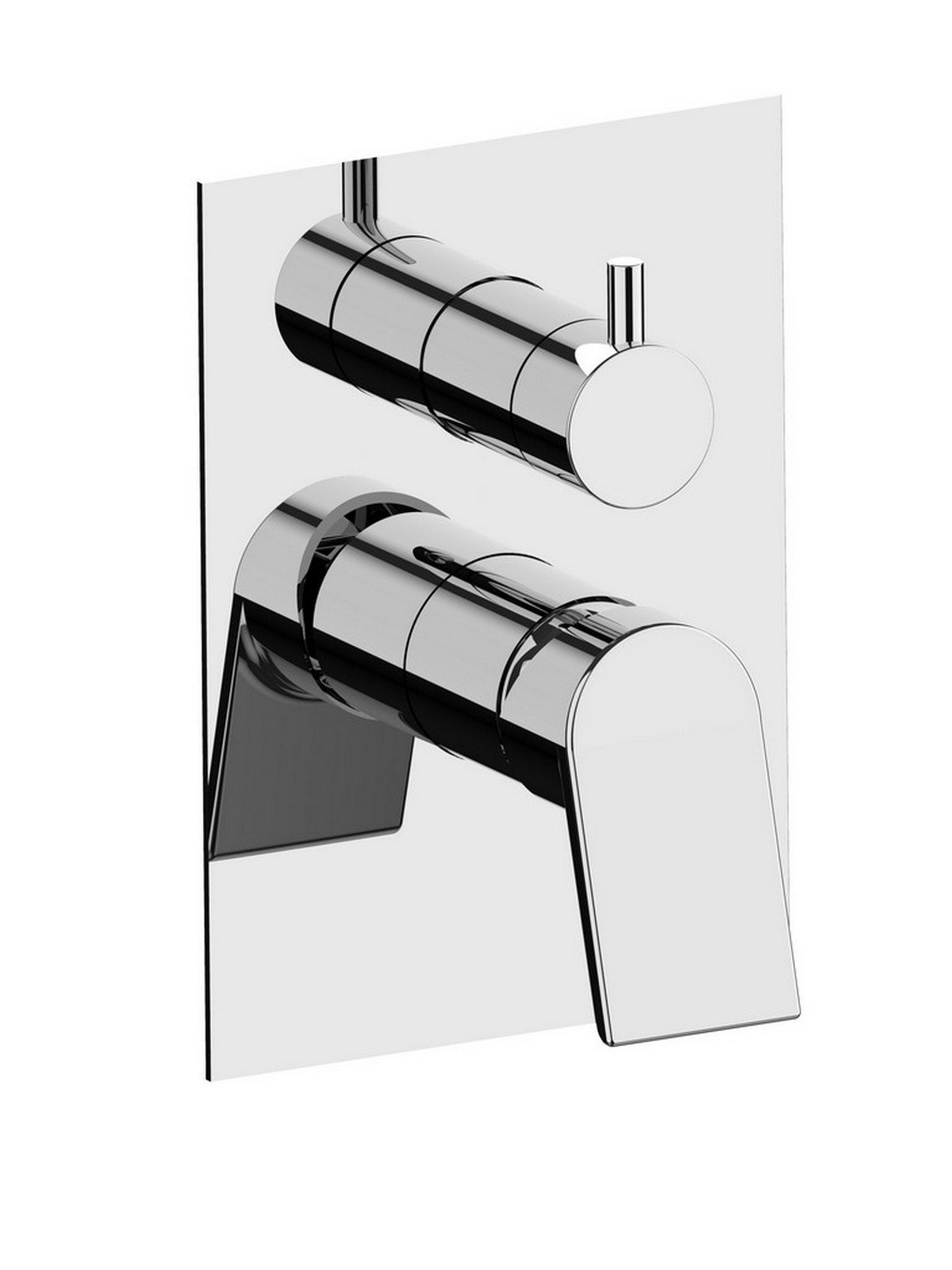 Parte esterna visibile monocomando incasso con deviatore a disch