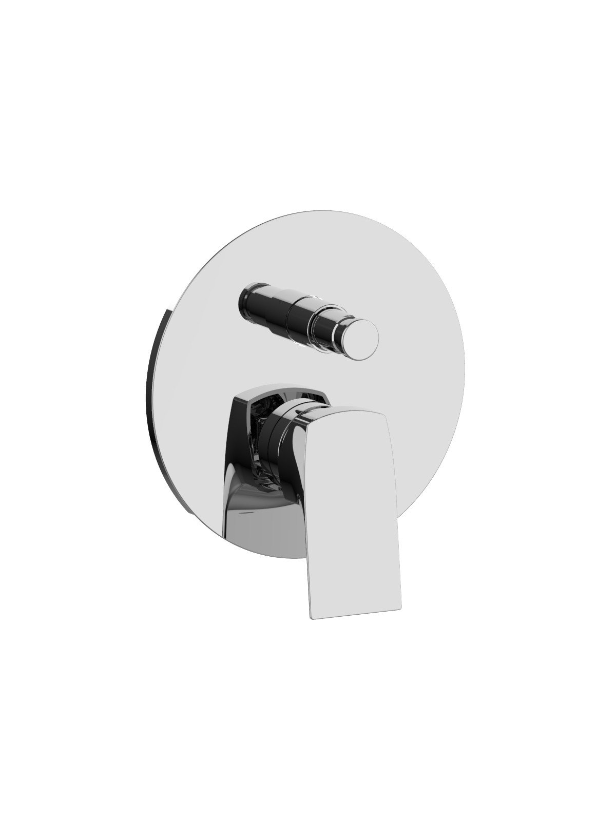 Monocomando incasso con deviatore a pulsante