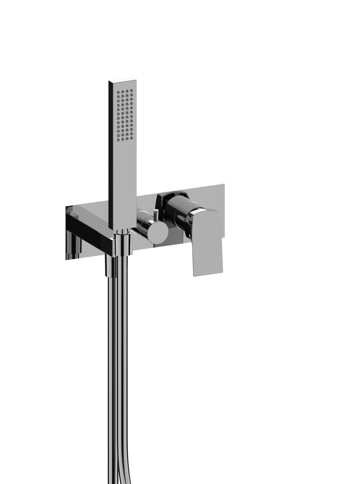 Monocomando incasso visibile, deviatore ceramico 2 vie