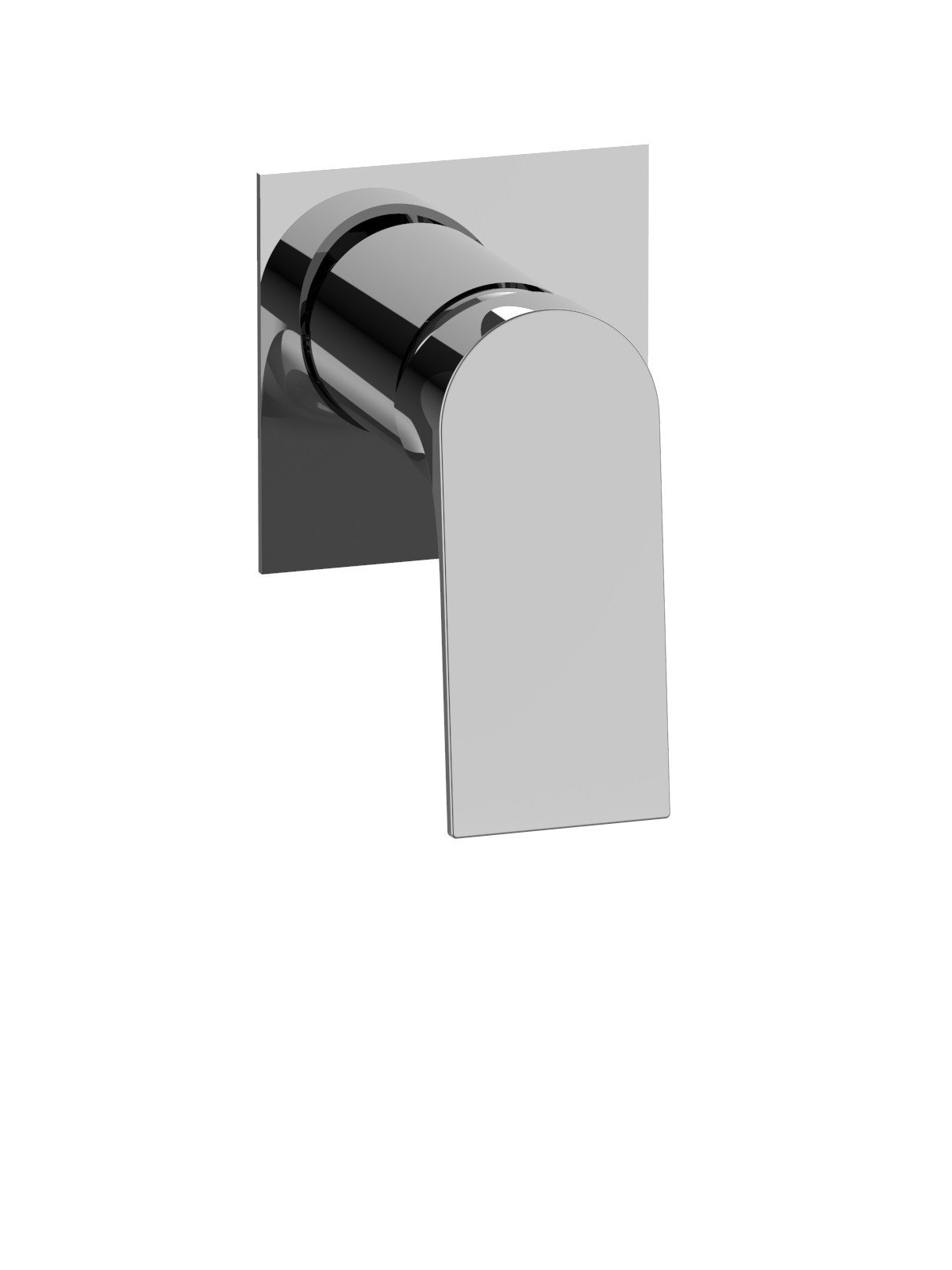 Parte esterna visibile monocomando vasca a pavimento con doccia