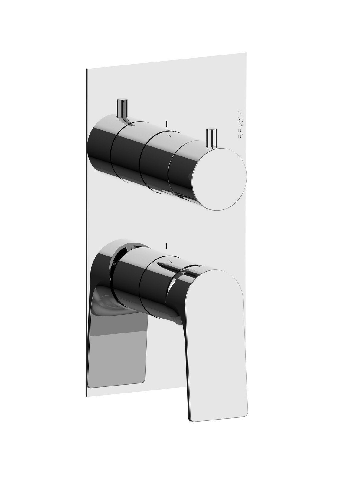 Parte esterna visibile monocomando incasso con deviatore 2 vie