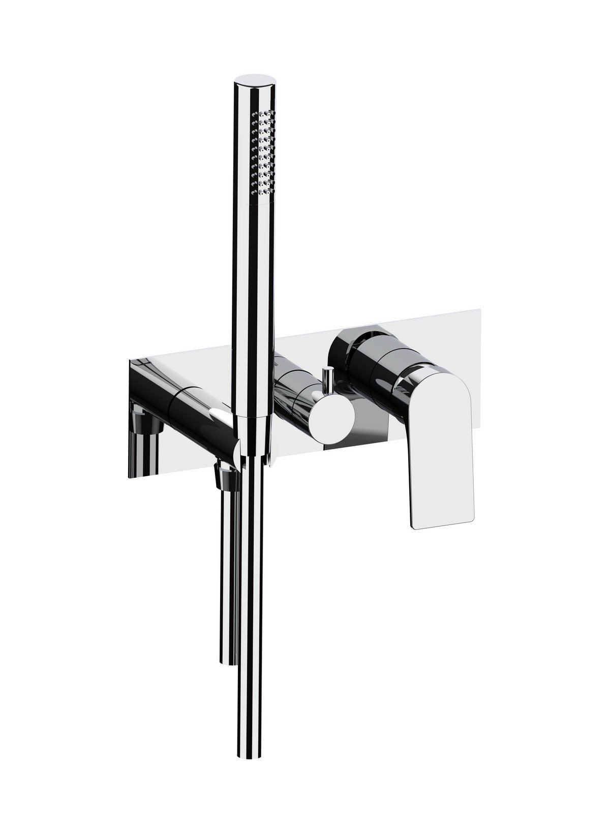 Parte esterna visibile monocomando incasso, deviatore 3 vie