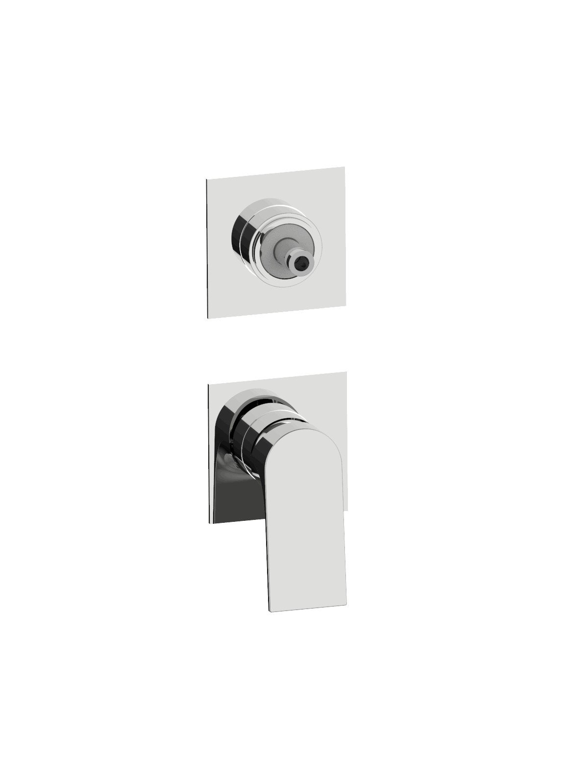 Parte esterna visibile monocomando incasso deviatore ceramici 2