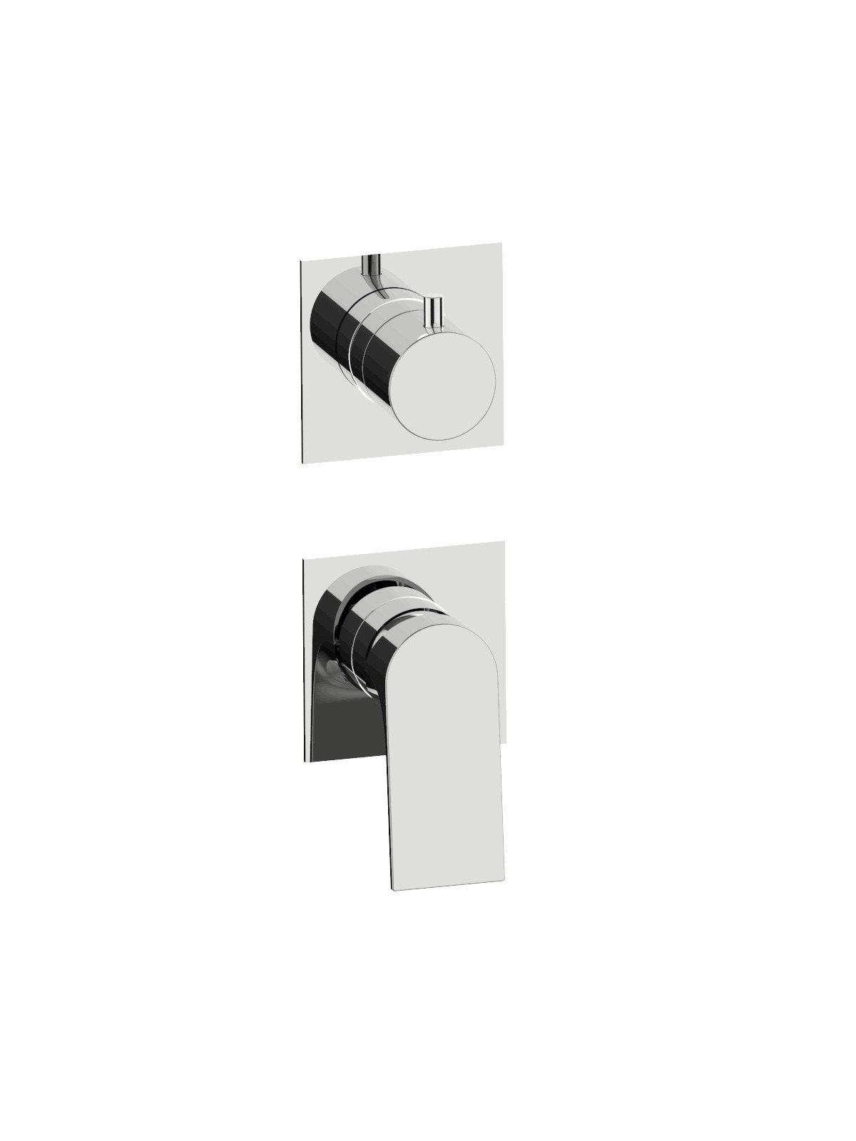 Parte esterna visibile monocomando incasso deviatore ceramici 3