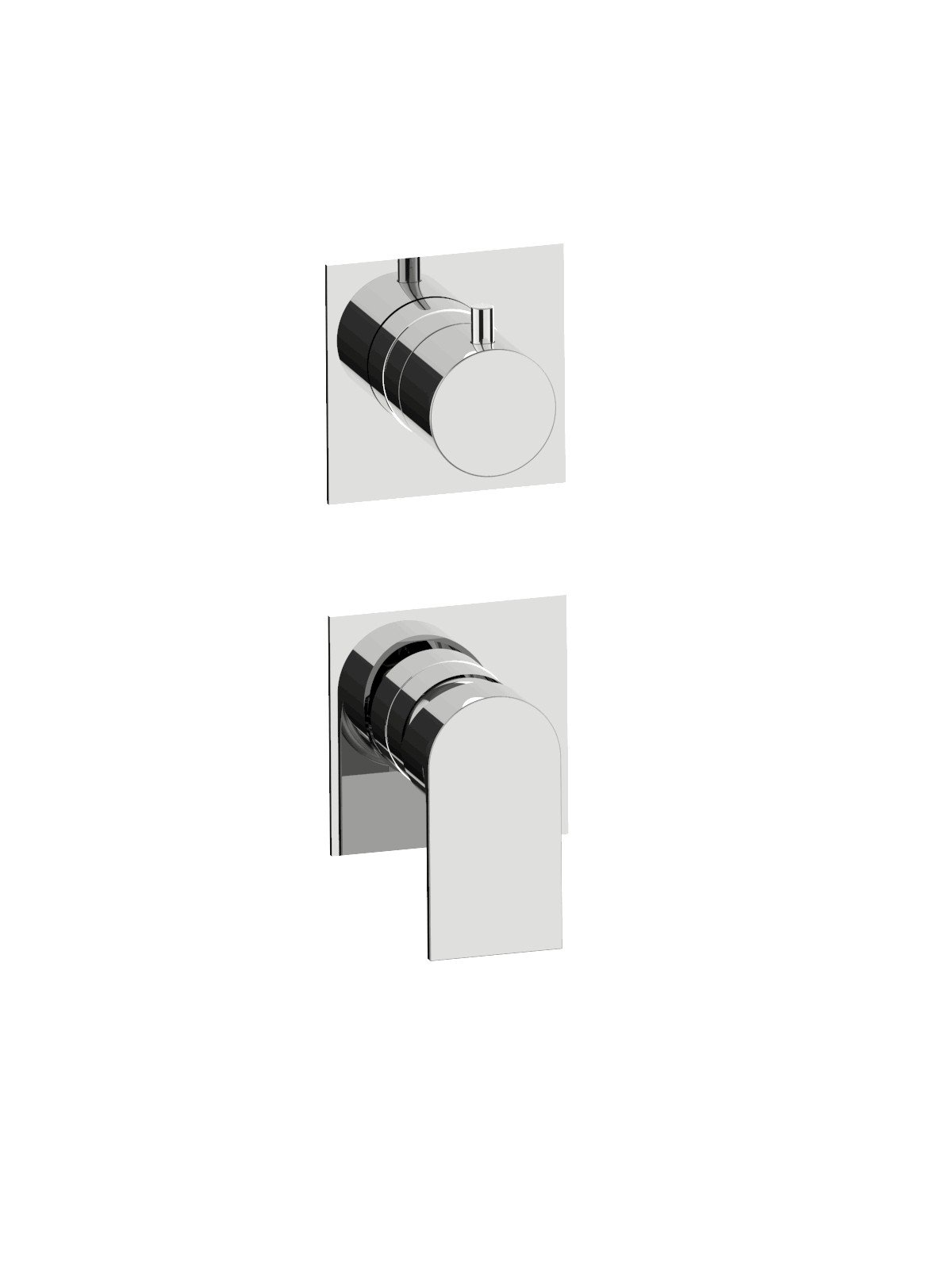 Parte esterna visibile monocomando incasso deviatore ceramici 3
