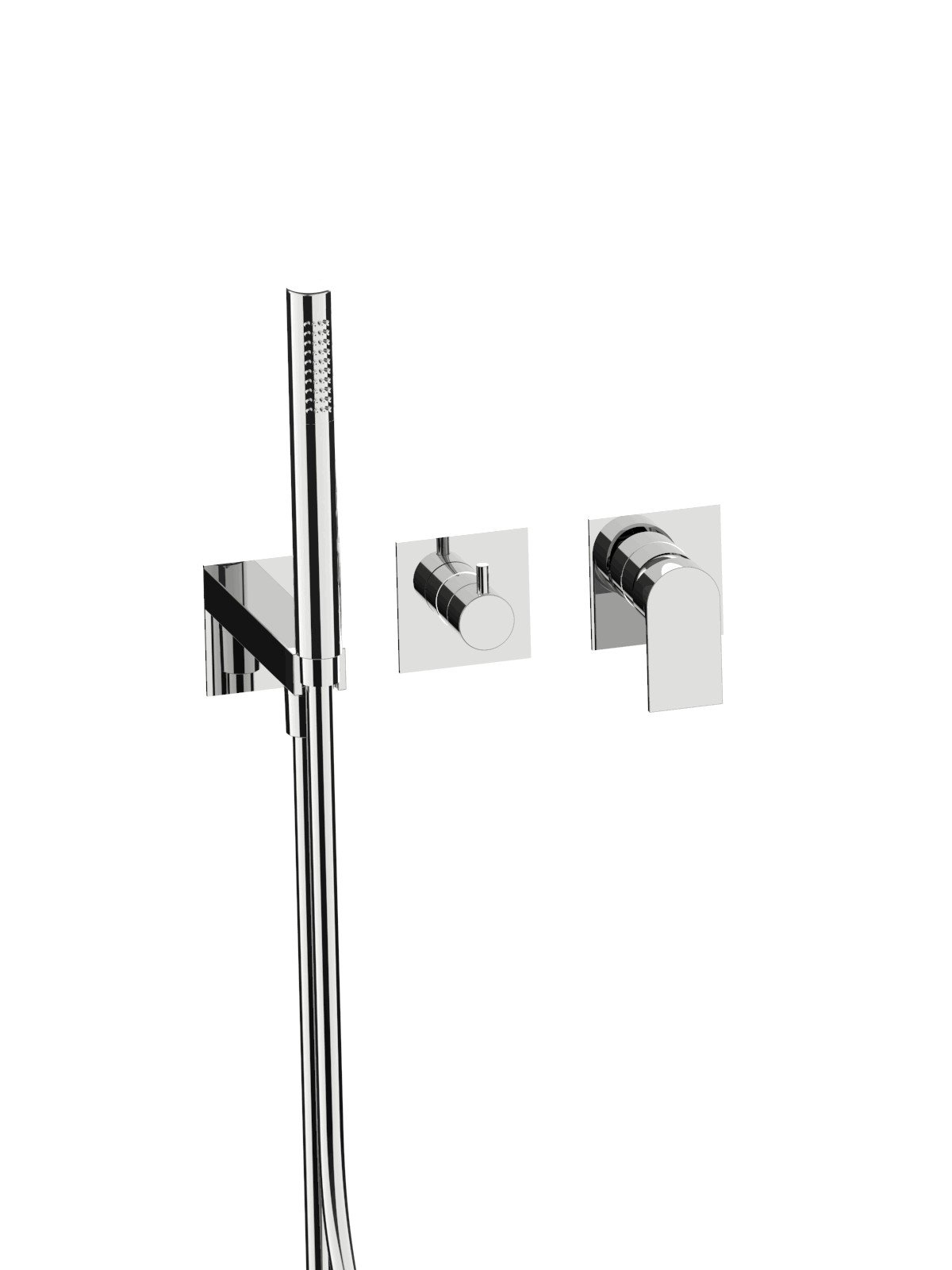 Parte esterna visibile monocomando vasca incasso deviatore ceram