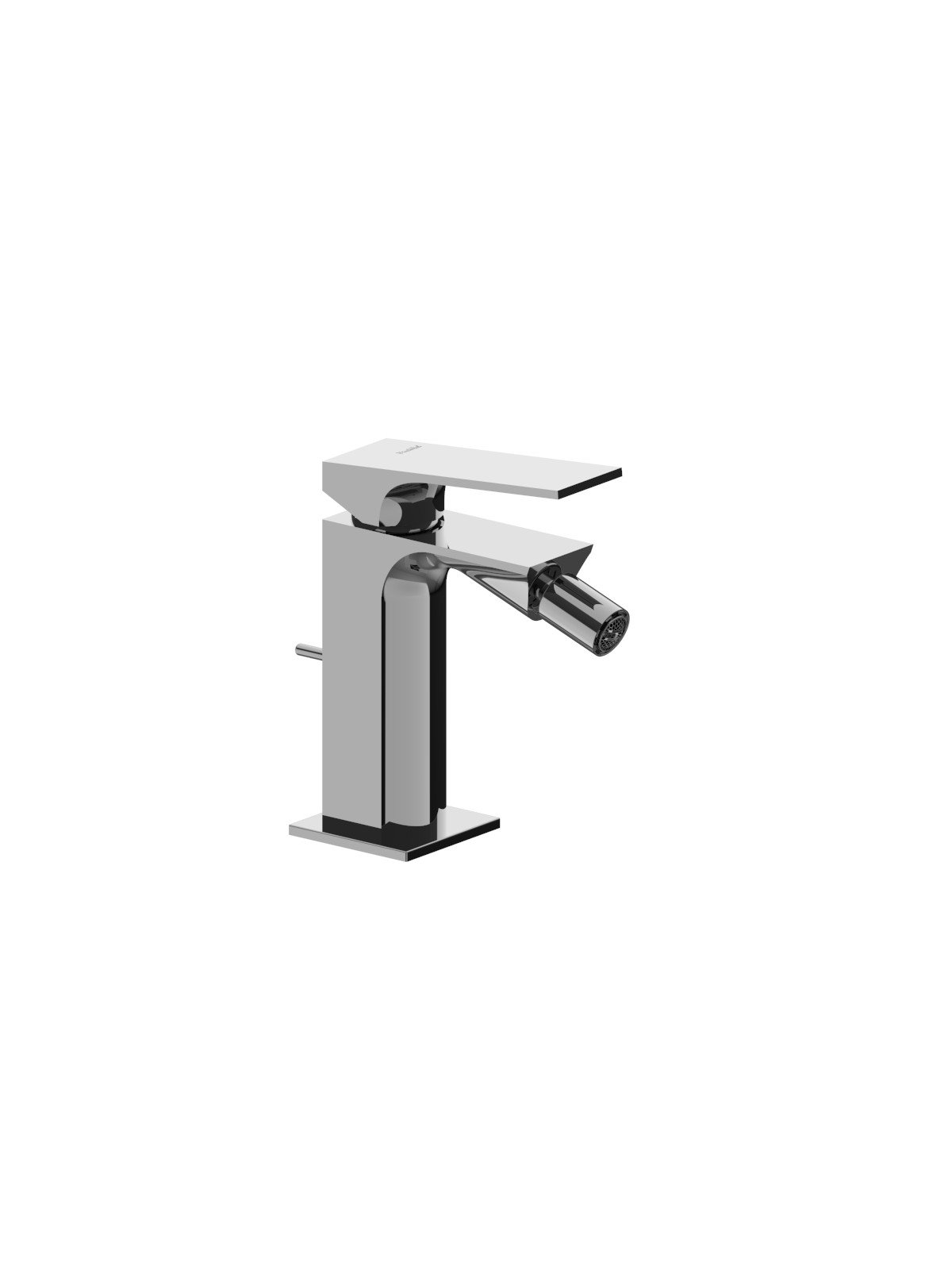 Monocomando per bidet con scarico
