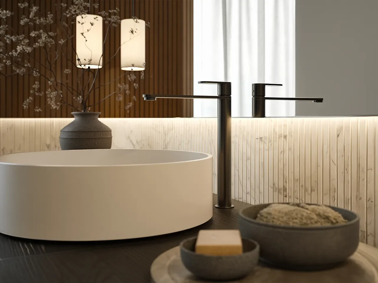 Linea, design essenziale in acciaio inox 316L